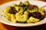 Kale stew and Saffron balls