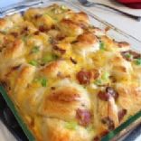 Buttermilk Biscuit Breakfast Casserole