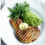 Herby crushed broad (fava) beans