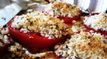 Grilled Tomatoes with Panko Bread Crumbs and Cheese