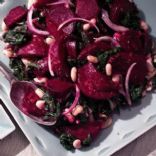 Beets & Greens Salad with Cannellini Beans