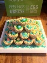 Rice Krispie Mini Egg Nests