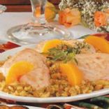 Chicken with Peach Stuffing