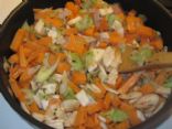 Yam, Apple, Celery, Onion Hash