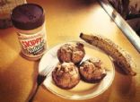 Skinny Peanut Butter Banana Muffins